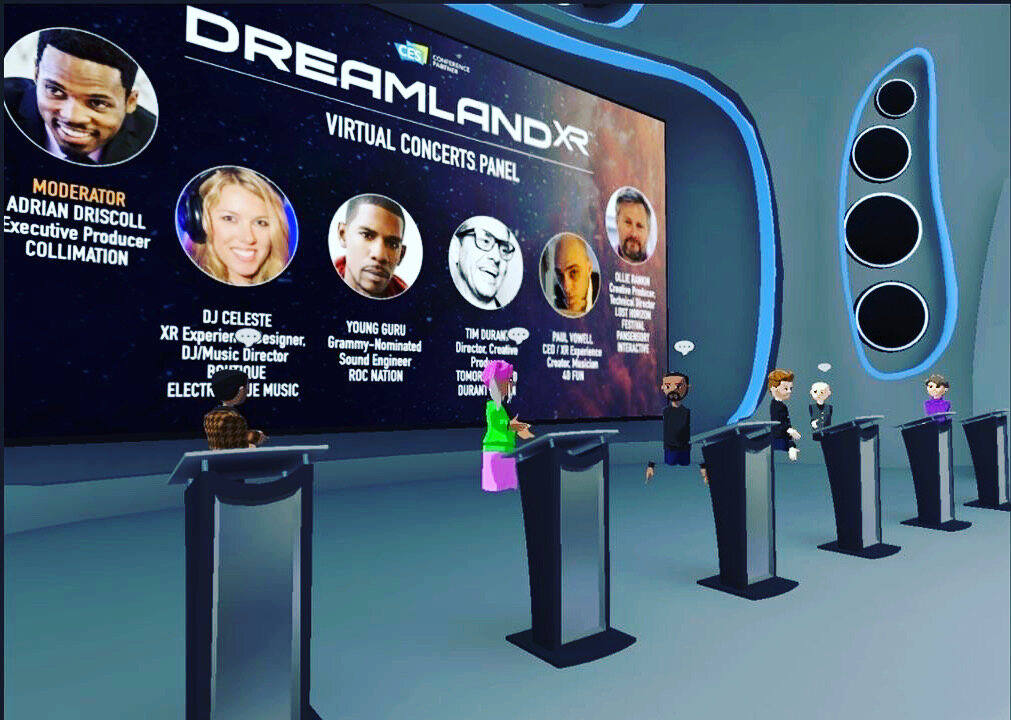 CES DreamlandXR event appearance